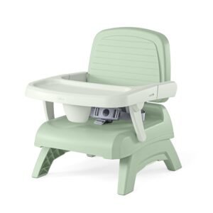 baby high chair with safety tray and adjustable seat for infants and toddlers
